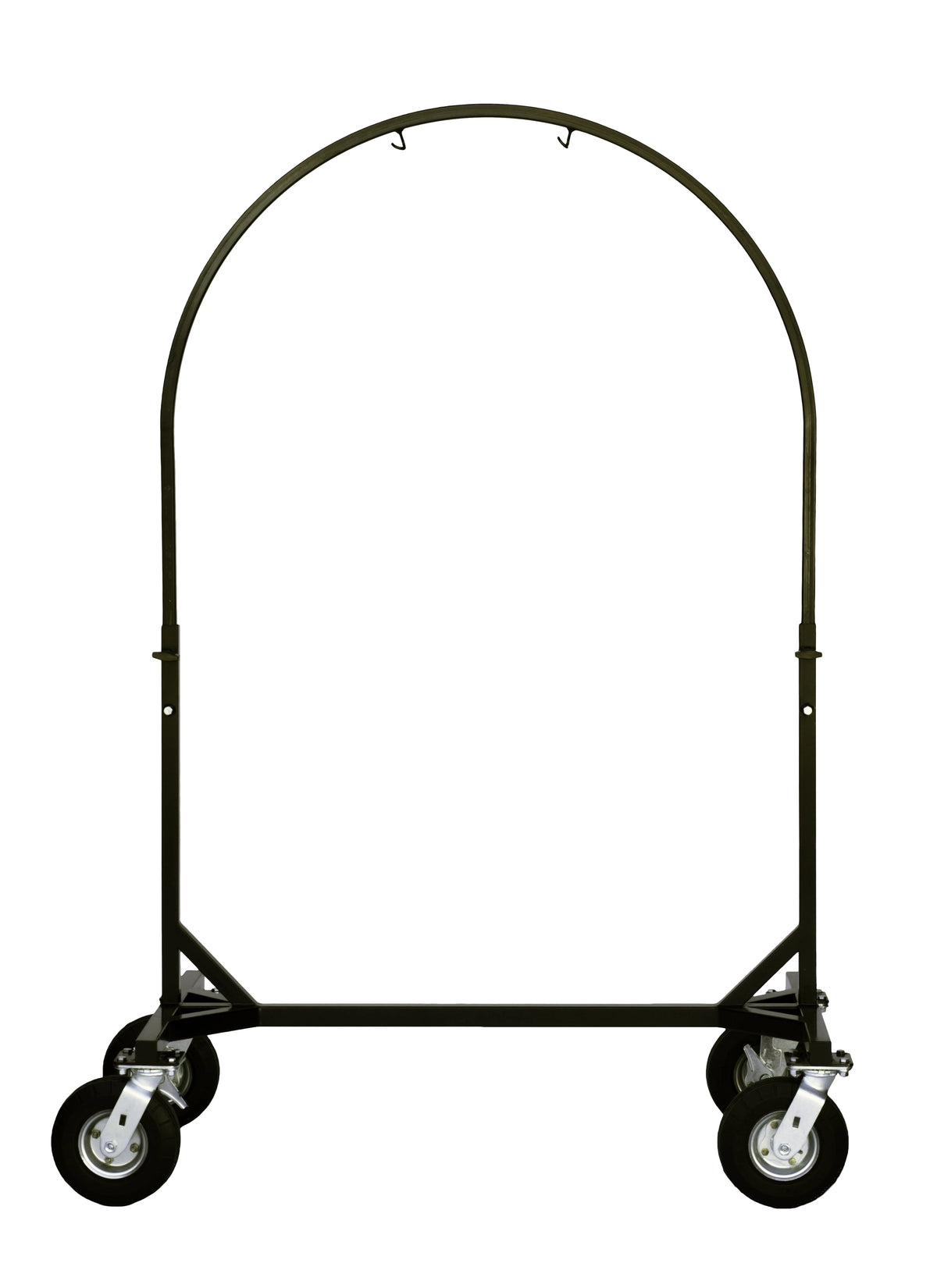 Corps Design Adjustable Gong Stand FCGONG - Height Adjustable Frame for Gongs up to 40", Gloss Black Powder-Coated Finish, 360° Welded Construction, with Industrial Swivel Casters for Easy Mobility Corps Design Logo - We Move Music