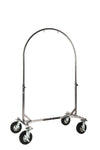 Corps Design Adjustable Gong Stand FCGONG - Height Adjustable Frame for Gongs up to 40", Gloss Black Powder-Coated Finish, 360° Welded Construction, with Industrial Swivel Casters for Easy Mobility Corps Design Logo - We Move Music