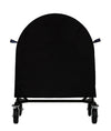 Corps Design Adjustable Gong Stand FCGONG - Height Adjustable Frame for Gongs up to 40", Gloss Black Powder-Coated Finish, 360° Welded Construction, with Industrial Swivel Casters for Easy Mobility Corps Design Logo - We Move Music