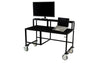 Corps FC Design Lighting Desk – Mixer Desk with 12U + 4U Rack Space, FCLIGHT | Customizable, Secure, Mobile Solution for Theaters, Auditoriums, and Studios Corps Design Logo - We Move Music