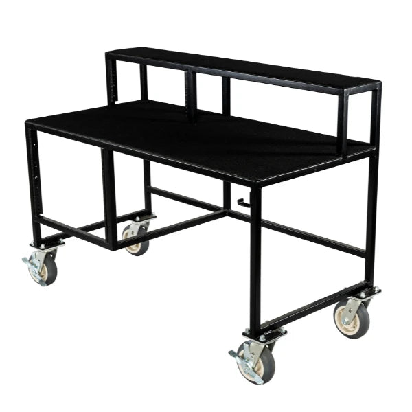 Corps FC Design Lighting Desk – Mixer Desk with 12U + 4U Rack Space, FCLIGHT | Customizable, Secure, Mobile Solution for Theaters, Auditoriums, and Studios Corps Design Logo - We Move Music