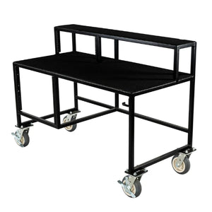 Corps FC Design Lighting Desk – Mixer Desk with 12U + 4U Rack Space, FCLIGHT | Customizable, Secure, Mobile Solution for Theaters, Auditoriums, and Studios Corps Design Logo - We Move Music