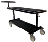 Corps Design Adjustable Height Cart for Mallet Station with Laptop Table, Mallet Holders, and Cable Management - FCMALLET Corps Design Logo - We Move Music
