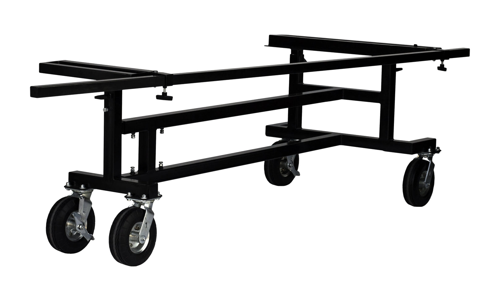 Corps Design Marimba Frame - Adjustable, Stable, and Protective Frame for 4.3 to 5.5 Octave Marimbas - Asymmetrical Casters, Removable Auxiliary Rail, SKU: FCMAR Corps Design Logo - We Move Music