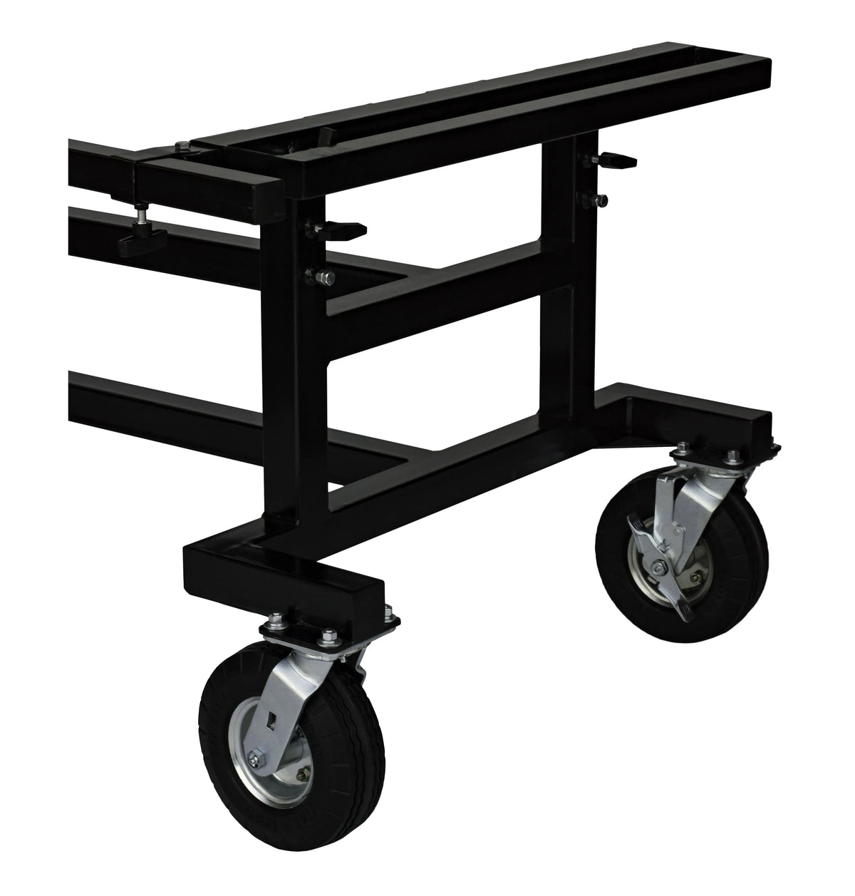 Corps Design Marimba Frame - Adjustable, Stable, and Protective Frame for 4.3 to 5.5 Octave Marimbas - Asymmetrical Casters, Removable Auxiliary Rail, SKU: FCMAR -  | CasterHQ