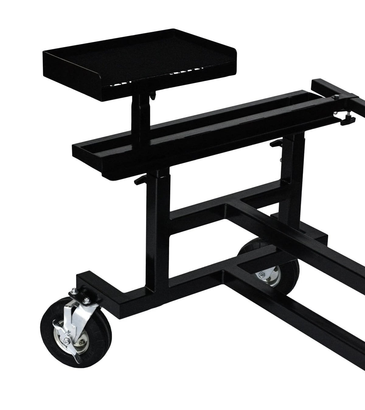 Corps Design Marimba Frame - Adjustable, Stable, and Protective Frame for 4.3 to 5.5 Octave Marimbas - Asymmetrical Casters, Removable Auxiliary Rail, SKU: FCMAR -  | CasterHQ