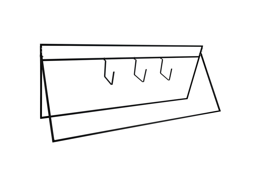 Corps Design Adjustable Height Sideline Screen (10' x 4'-6') with Flag/Rifle Brackets - FCSL14-ADJ | Durable, Versatile Sports Field Equipment for Professional Use Corps Design Logo - We Move Music