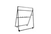 Corps Design Adjustable Vertical Backdrop Panel with 4" Casters (5'W x 10'H) - FCSLVA51 | Collapsible, Floor Protective, Ideal for Indoor Shows and Events Corps Design Logo - We Move Music