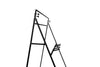 Corps Design Adjustable Vertical Backdrop Panel with 4" Casters (5'W x 10'H) - FCSLVA51 | Collapsible, Floor Protective, Ideal for Indoor Shows and Events Corps Design Logo - We Move Music