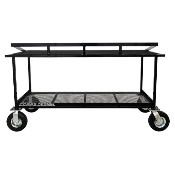 Corps Design Lightweight Synth Cart "Speed Synth" (FCSPEED) – Portable & Ergonomic Music Gear Transport – Ideal for Live Performances, Studios, & Musicians – SKU: FCSPEED Corps Design Logo - We Move Music