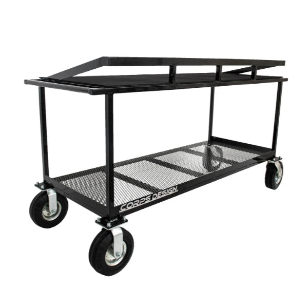 Corps Design Lightweight Synth Cart "Speed Synth" (FCSPEED) – Portable & Ergonomic Music Gear Transport – Ideal for Live Performances, Studios, & Musicians – SKU: FCSPEED Corps Design Logo - We Move Music