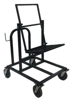 Corps Design Low Profile Single Vertical Speaker Cart – FCSPK-MIN | Compact & Durable, Ideal for Indoor Shows & QSC K10.2 Speakers, Easy Transport with Casters, 67 lbs Shipping Weight Corps Design Logo - We Move Music