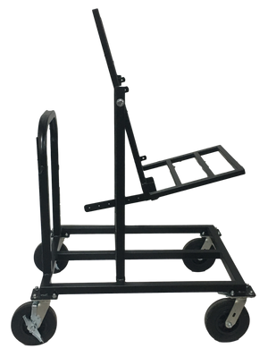 Corps Design Low Profile Single Vertical Speaker Cart – FCSPK-MIN | Compact & Durable, Ideal for Indoor Shows & QSC K10.2 Speakers, Easy Transport with Casters, 67 lbs Shipping Weight Corps Design Logo - We Move Music
