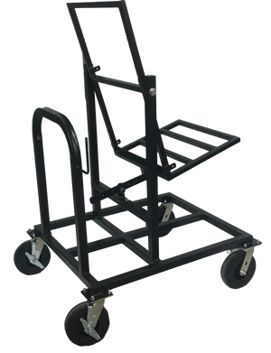Corps Design Low Profile Single Vertical Speaker Cart – FCSPK-MIN | Compact & Durable, Ideal for Indoor Shows & QSC K10.2 Speakers, Easy Transport with Casters, 67 lbs Shipping Weight Corps Design Logo - We Move Music