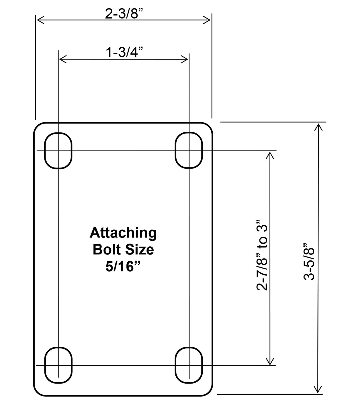 4" Rubbermaid Tilt Truck Replacement Caster for FG1013L2 - 300 lbs CasterHQ