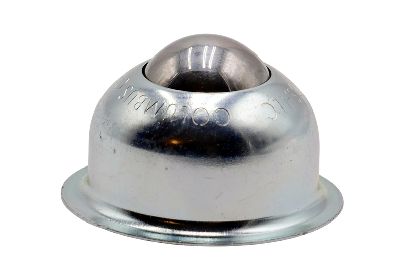 1" Carbon Steel Flangeless Ball Transfer Unit Hudson Bearings