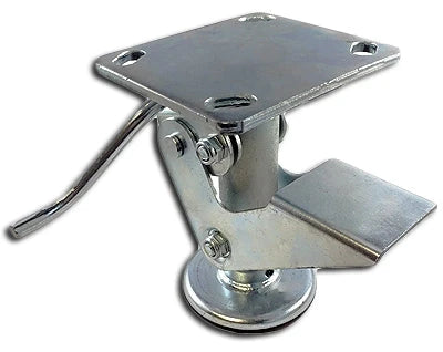 4 Inch Kickbar Floor Truck Lock | 4" x 4-1/2" Top Plate CasterHQ