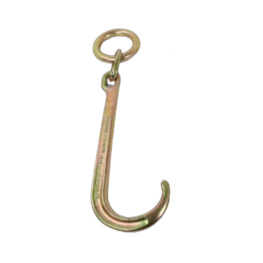 H-15FJ 15-Inch J Hook with Chain Link and O-Ring - 16,200 lbs Load Capacity, High-Grade Steel CasterHQ