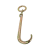 H-15FJ 15-Inch J Hook with Chain Link and O-Ring - 16,200 lbs Load Capacity, High-Grade Steel CasterHQ