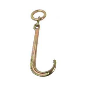 H-15FJ 15-Inch J Hook with Chain Link and O-Ring - 16,200 lbs Load Capacity, High-Grade Steel CasterHQ