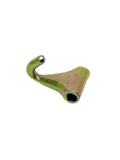 2" Forged Finger Hook - Heavy Duty Steel Lifting Hook 10,000 lbs Capacity CasterHQ