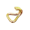 Heavy-Duty 2-Inch Wire Hook with 1.25-Inch Mouth, 6000 lbs Break Strength - Durable, Corrosion-Resistant CasterHQ