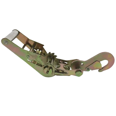 H-2NHR-HS10 2-Inch Narrow Handle Ratchet with Hook & Spacers - 3,333 lbs Load Capacity, Durable Cargo Management Tool CasterHQ