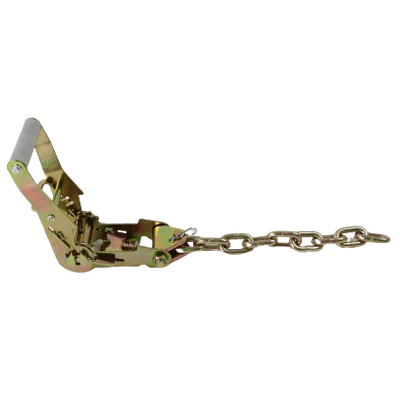 H-2RCA-1 2" Wide Handle Ratchet with Chain Tail - 3,333 lbs Load Capacity | Durable & Secure Cargo Handling CasterHQ