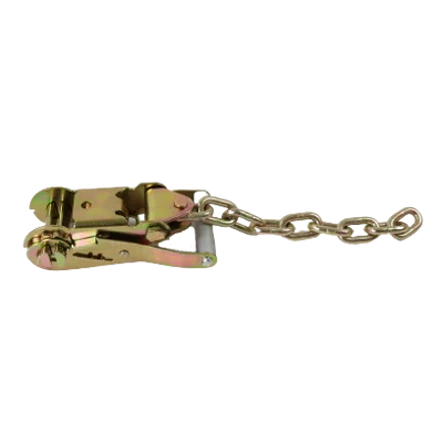 H-2RCA-1 2" Wide Handle Ratchet with Chain Tail - 3,333 lbs Load Capacity | Durable & Secure Cargo Handling CasterHQ