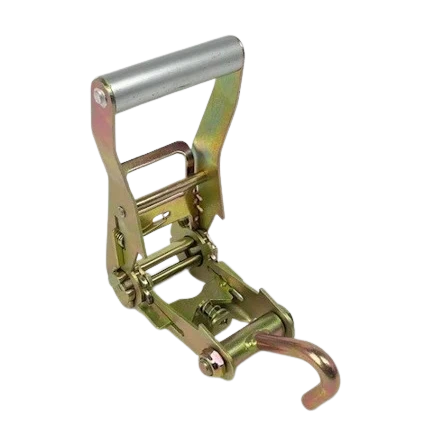 H-2RFH 2-Inch Ratchet Tie Down with Finger Hook - Secure 3,333 lbs Load Capacity - Reliable Short Wide Handle for Heavy-Duty Use CasterHQ