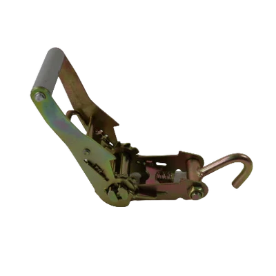 H-2RFH 2-Inch Ratchet Tie Down with Finger Hook - Secure 3,333 lbs Load Capacity - Reliable Short Wide Handle for Heavy-Duty Use CasterHQ