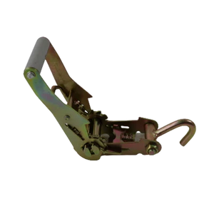 H-2RFH 2-Inch Ratchet Tie Down with Finger Hook - Secure 3,333 lbs Load Capacity - Reliable Short Wide Handle for Heavy-Duty Use CasterHQ