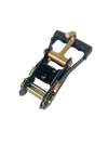 2" Black Heavy Duty Ratchet Strap with Forged Finger Hook SAFE 'N SECURE LLC