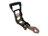2" Black Heavy-Duty Ratchet with Snap Hook SAFE 'N SECURE LLC