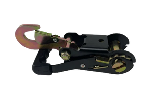 2" Black Heavy-Duty Ratchet with Snap Hook SAFE 'N SECURE LLC