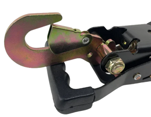 2" Black Heavy-Duty Ratchet with Snap Hook SAFE 'N SECURE LLC