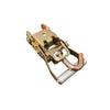 2" Wide Ratchet Handle with Swivel-J Hook - H-2RSJ | Heavy-Duty 3,333 lbs Load Capacity | Secure Steel Construction CasterHQ