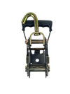 2" Black Heavy Duty Ratchet with Swivel J-Hook SAFE 'N SECURE LLC