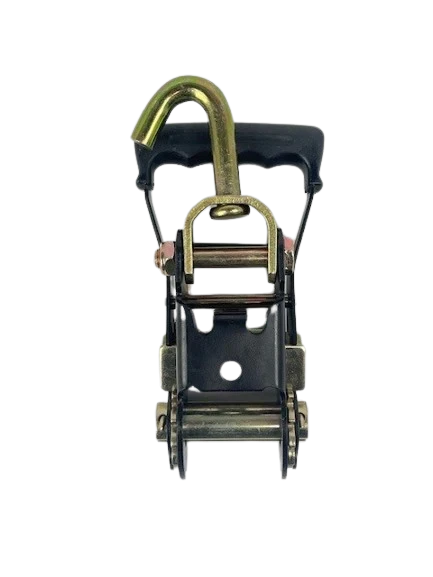 2" Black Heavy Duty Ratchet with Swivel J-Hook SAFE 'N SECURE LLC