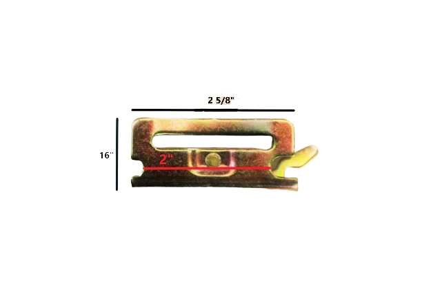 2" Spring E-Track Fitting for Vertical/Horizontal Tracks CasterHQ