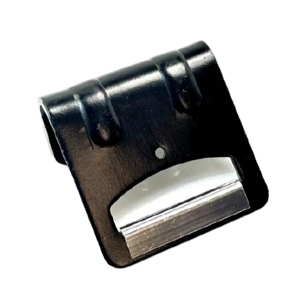4 Inch Flat Hook H-4FH-20 - High Strength 16,000 lbs Breaking Capacity - Durable Steel Cargo Hook CasterHQ