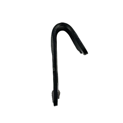 4 Inch Flat Hook H-4FH-20 - High Strength 16,000 lbs Breaking Capacity - Durable Steel Cargo Hook CasterHQ