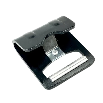 H-4FHK-20 - 4” Flat Hook w/ Keeper: High-Strength 16,000 lbs Load Handling for Industrial Use CasterHQ