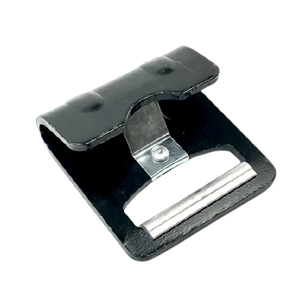 H-4FHK-20 - 4” Flat Hook w/ Keeper: High-Strength 16,000 lbs Load Handling for Industrial Use CasterHQ