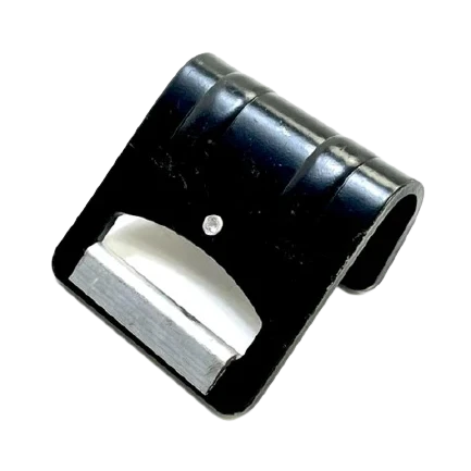 H-4FHK-20 - 4” Flat Hook w/ Keeper: High-Strength 16,000 lbs Load Handling for Industrial Use CasterHQ