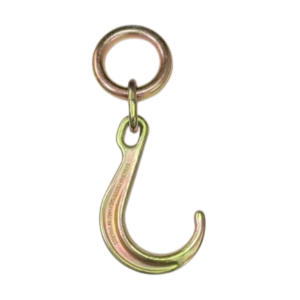 8-Inch Grade 70 J Hook - Heavy Duty Towing and Cargo Hook with 16,200 lbs Load Capacity CasterHQ