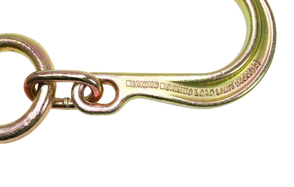 8-Inch Grade 70 J Hook - Heavy Duty Towing and Cargo Hook with 16,200 lbs Load Capacity CasterHQ
