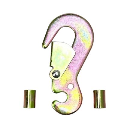 Heavy-Duty H-HRB-10 Hook for Ratchet Buckle – 10,000 lbs Load Capacity | High-Grade Steel, Corrosion-Resistant CasterHQ