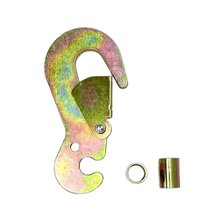 Heavy-Duty H-HRB-10 Hook for Ratchet Buckle – 10,000 lbs Load Capacity | High-Grade Steel, Corrosion-Resistant CasterHQ