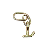 Forged T-J Combo Hook with 2 Rings SAFE 'N SECURE LLC